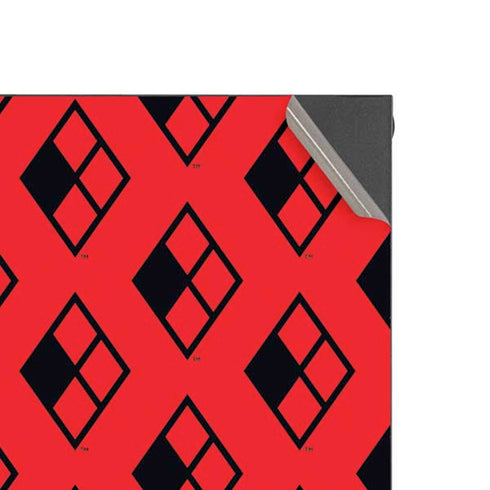 DC Comics Harley Quinn Logo Pattern XBox Series X Digital Edition Console Skin